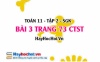 Bài 3 trang 73 Toán 11 tập 2 Chân trời sáng tạo: Hình Lăng Trụ Đứng & Hình Học Không Gian